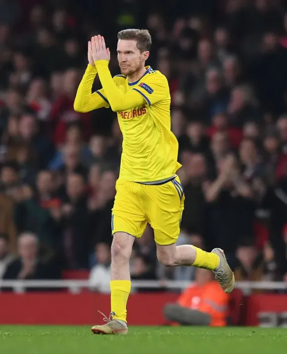 Framed Print : Alex Hleb's Emotional Return: Arsenal vs BATE Borisov, UEFA Europa League 2018-19