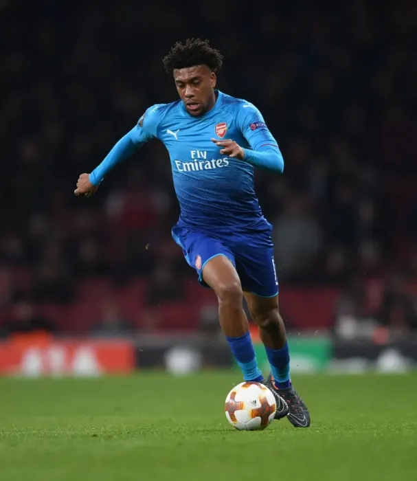Framed Print : Alex Iwobi in Action for Arsenal against Östersunds FK in UEFA Europa League Framed Print : Alex Iwobi in Action for Arsenal against Östersunds FK in UEFA Europa League