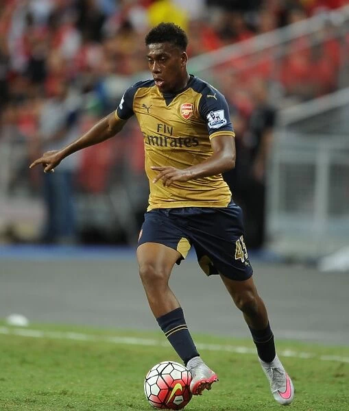 Alex Iwobi in Action: Arsenal vs. Singapore XI, Barclays Asia Trophy, Kallang, Singapore (July 15, 2015)