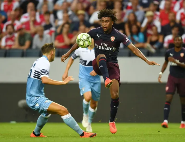 Framed Print : Alex Iwobi in Action: Arsenal vs. SS Lazio, 2018 Pre-Season Friendly Framed Print : Alex Iwobi in Action: Arsenal vs. SS Lazio, 2018 Pre-Season Friendly