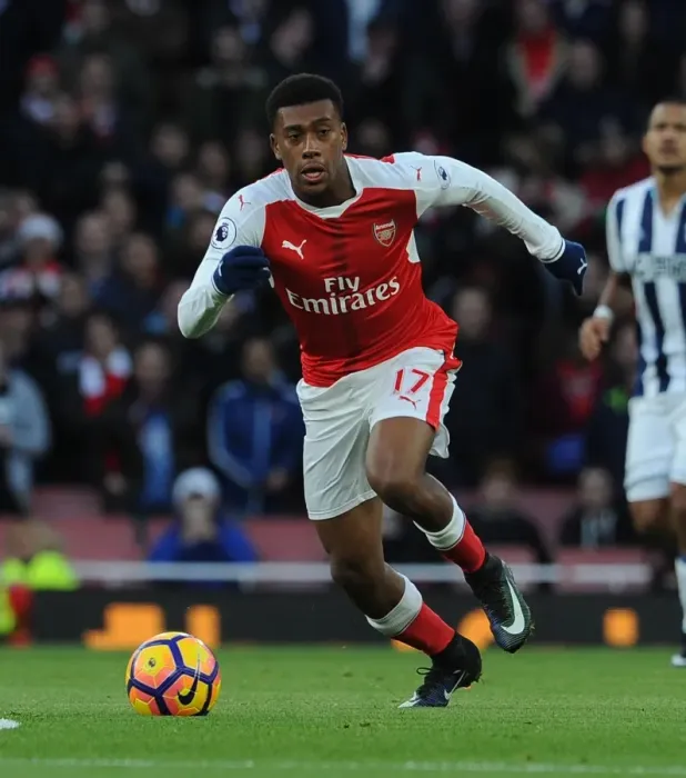 Framed Print : Alex Iwobi (Arsenal). Arsenal 1: 0 West Bromwich Albion. Premier League. Emirates Stadium Framed Print : Alex Iwobi (Arsenal). Arsenal 1: 0 West Bromwich Albion. Premier League. Emirates Stadium