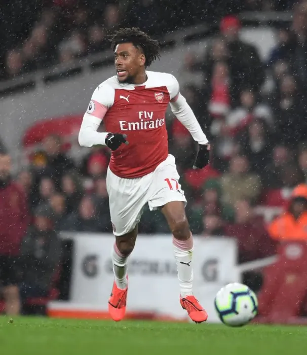 Framed Print : Alex Iwobi (Arsenal). Arsenal 2:0 Manchester United Framed Print : Alex Iwobi (Arsenal). Arsenal 2:0 Manchester United