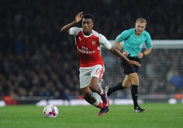 Alex Iwobi (Arsenal). Arsenal 2:0 Reading. EFL Cup 4th Round. Emirates Stadium, 25 / 11 / 16
