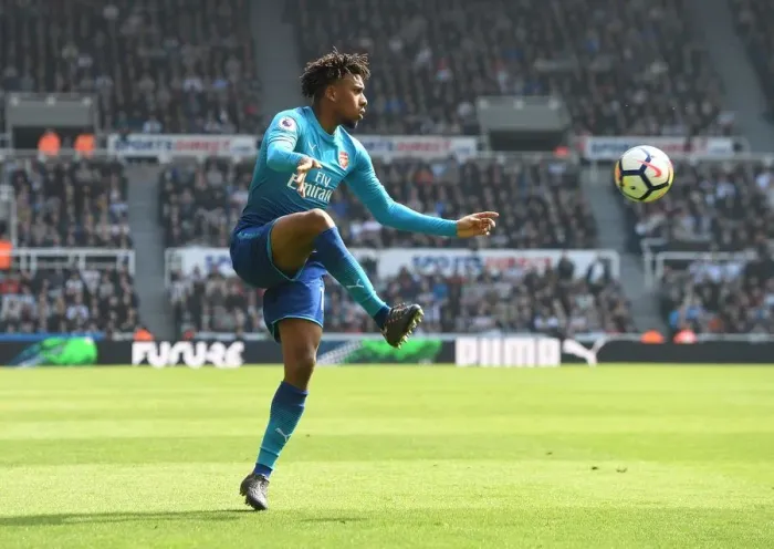 Framed Print : Alex Iwobi (Arsenal). Newcastle United 2: 1 Arsenal. Premier League. St. Jamess Park Framed Print : Alex Iwobi (Arsenal). Newcastle United 2: 1 Arsenal. Premier League. St. Jamess Park