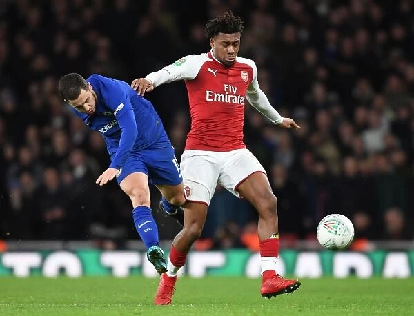 Alex Iwobi Outsmarts Eden Hazard: Arsenal's Thrilling Carabao Cup Showdown