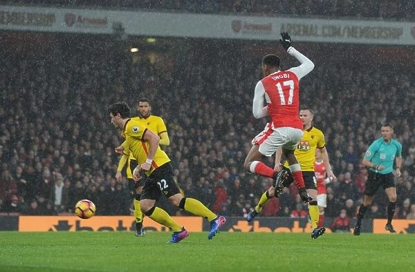 Alex Iwobi Scores the Decisive Goal: Arsenal vs. Watford, Premier League 2016-17