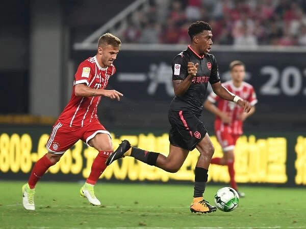 Alex Iwobi vs. Niklas Dorsch: Battle in Shanghai - Bayern Munich vs. Arsenal Pre-Season Clash