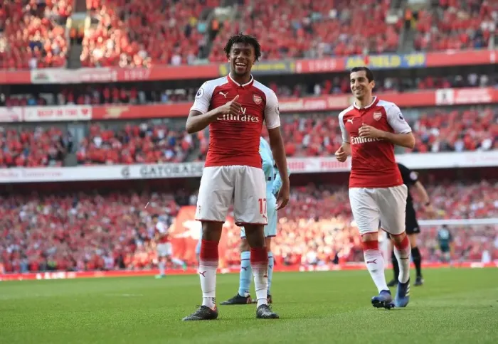 Framed Print : Alex Iwobi's Brace: Arsenal's Game-Winning Moment Against Burnley (May 2018) Framed Print : Alex Iwobi's Brace: Arsenal's Game-Winning Moment Against Burnley (May 2018)