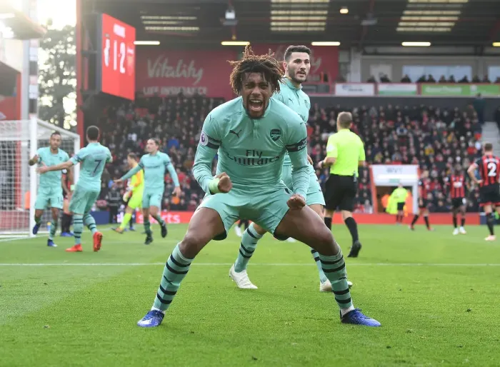 Framed Print : Alex Iwobi's Brace: Arsenal's Victory over AFC Bournemouth in the Premier League (2018-19) Framed Print : Alex Iwobi's Brace: Arsenal's Victory over AFC Bournemouth in the Premier League (2018-19)