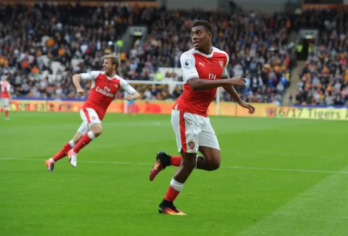Framed Print : Alex Iwobi's Game-Winning Goal: Arsenal Triumphs Over Hull City (2016-17) Framed Print : Alex Iwobi's Game-Winning Goal: Arsenal Triumphs Over Hull City (2016-17)