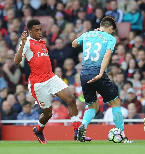 Alex Iwobi's Slick Nutmeg of Swansea's Federico Fernandez during Arsenal's 2016-17 Premier League Match