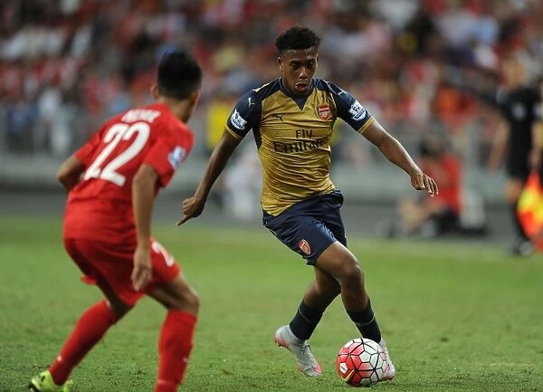 Alex Iwobi's Star Performance: Arsenal v Singapore XI at Singapore National Stadium