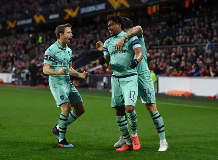 Framed Print : Alex Iwobi's Thriller: Arsenal's Europa League Victory over Stade Rennais Framed Print : Alex Iwobi's Thriller: Arsenal's Europa League Victory over Stade Rennais