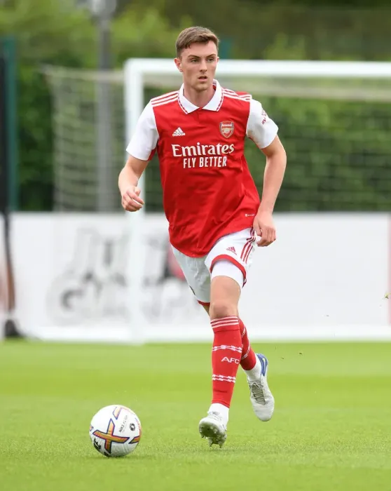 Framed Print : Alex Kirk Shines: Arsenal's Pre-Season Standout Performs Against Ipswich Town (2022-23)