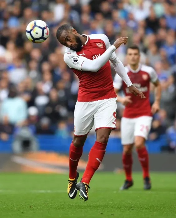 Framed Print : Alex Lacazette in Action: Arsenal vs. Chelsea, Premier League 2017-18 Framed Print : Alex Lacazette in Action: Arsenal vs. Chelsea, Premier League 2017-18