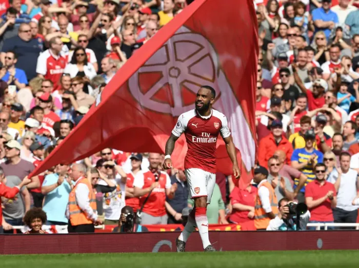 Framed Print : Alex Lacazette in Action: Arsenal vs. West Ham United, Premier League 2017-18 Framed Print : Alex Lacazette in Action: Arsenal vs. West Ham United, Premier League 2017-18