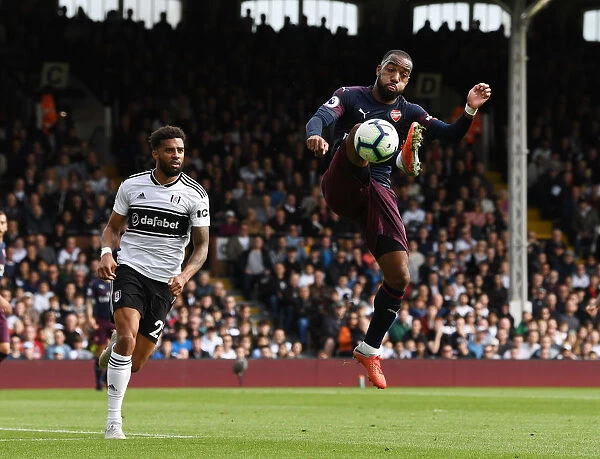 Alex Lacazette in Action: Fulham vs. Arsenal, Premier League 2018-19