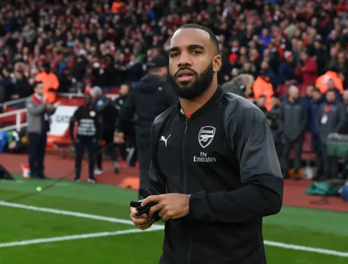 Framed Print : Alex Lacazette: Arsenal FC vs Huddersfield Town, Premier League, Emirates Stadium, London, 2018 Framed Print : Alex Lacazette: Arsenal FC vs Huddersfield Town, Premier League, Emirates Stadium, London, 2018
