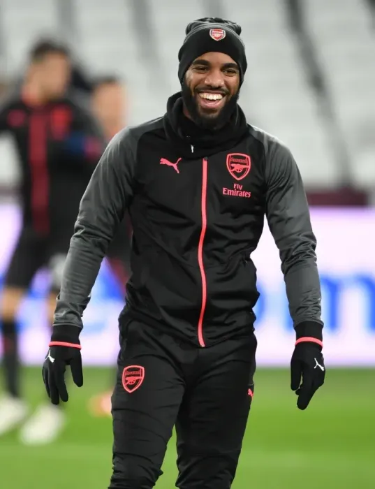 Framed Print : Alex Lacazette: Arsenal Forward Ready for West Ham Clash (West Ham United v Arsenal, 2017-18) Framed Print : Alex Lacazette: Arsenal Forward Ready for West Ham Clash (West Ham United v Arsenal, 2017-18)