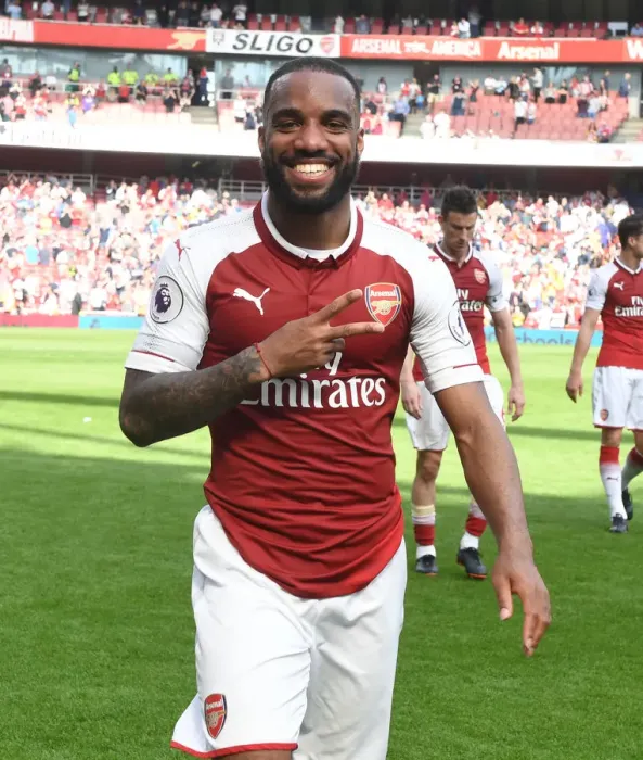 Framed Print : Alex Lacazette Celebrates Goal: Arsenal vs West Ham United, Premier League 2017-18 Framed Print : Alex Lacazette Celebrates Goal: Arsenal vs West Ham United, Premier League 2017-18