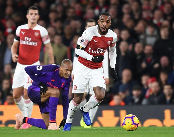 Alex Lacazette Outsmarts Fabinho: Thrilling Moment from Arsenal vs Liverpool (2018-19)