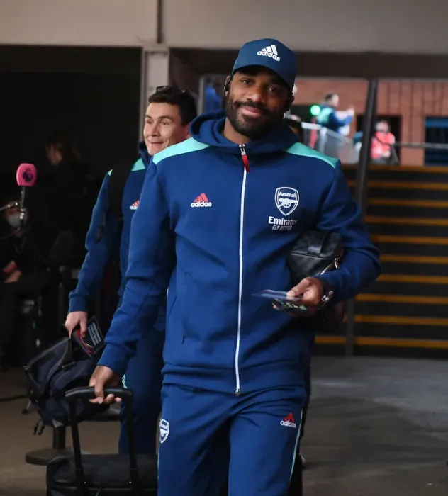 Framed Print : Alex Lacazette Pre-Match Focus: Arsenal vs Crystal Palace, Premier League 2021-22