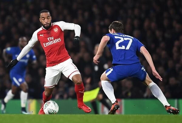 Alex Lacazette vs. Andreas Christensen: Carabao Cup Semi-Final Showdown (Chelsea v Arsenal, 2017-18)