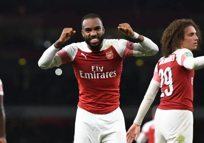 Framed Print : Alex Lacazette's Hat-Trick: Arsenal's Triumph Over Brentford in Carabao Cup Framed Print : Alex Lacazette's Hat-Trick: Arsenal's Triumph Over Brentford in Carabao Cup
