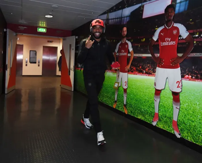 Framed Print : Alex Lacazette's Pre-Match Moment: Arsenal FC vs Atletico Madrid, UEFA Europa League Semi-Final Leg One Framed Print : Alex Lacazette's Pre-Match Moment: Arsenal FC vs Atletico Madrid, UEFA Europa League Semi-Final Leg One