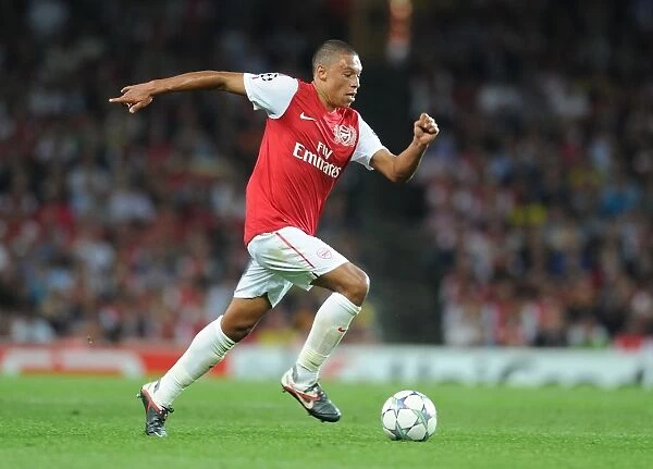 Alex Oxlade-Chamberlain in Action for Arsenal against Olympiacos, UEFA Champions League (2011)