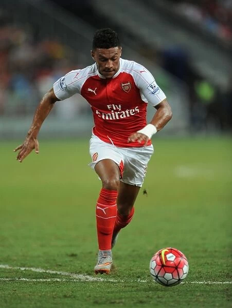 Alex Oxlade-Chamberlain in Action: Arsenal vs Everton, 2015 Barclays Asia Trophy, Singapore