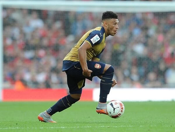 Alex Oxlade-Chamberlain in Action for Arsenal vs Olympique Lyonnais, Emirates Cup 2015 / 16
