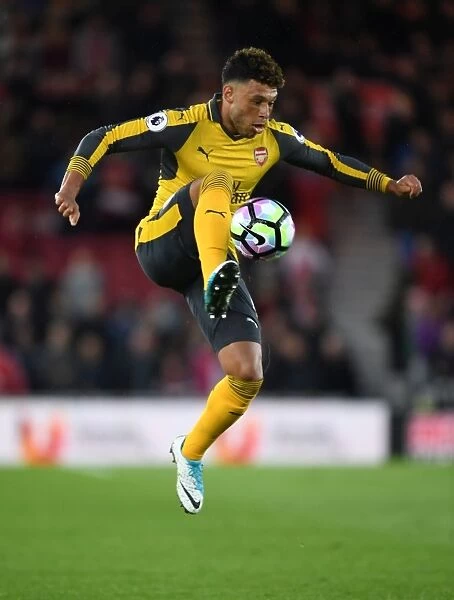 Alex Oxlade-Chamberlain in Action: Arsenal vs Middlesbrough, Premier League 2016-17