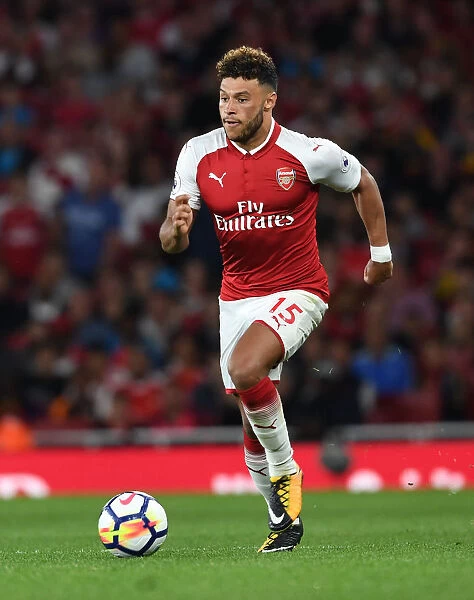 Alex Oxlade-Chamberlain in Action: Arsenal vs Leicester City, Premier League 2017-18