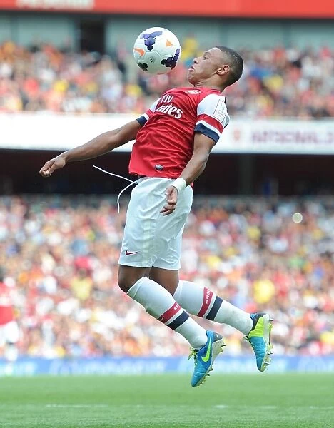 Alex Oxlade-Chamberlain: In Action for Arsenal vs Galatasaray, Emirates Cup 2013