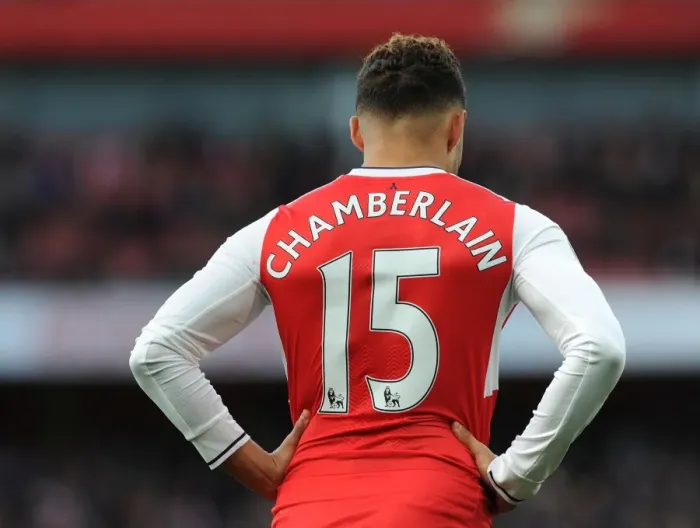 Framed Print : Alex Oxlade-Chamberlain in Action for Arsenal vs AFC Bournemouth, Premier League 2016 / 17