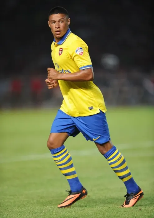 Framed Print : Alex Oxlade-Chamberlain in Action: Arsenal vs Indonesia All-Stars (2013) Framed Print : Alex Oxlade-Chamberlain in Action: Arsenal vs Indonesia All-Stars (2013)