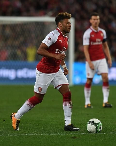 Alex Oxlade-Chamberlain: In Action for Arsenal against Western Sydney Wanderers, Sydney 2017