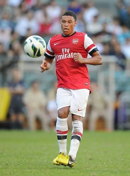Alex Oxlade-Chamberlain in Action: Arsenal's 2012 Pre-Season Clash Against Kitchee FC, Hong Kong