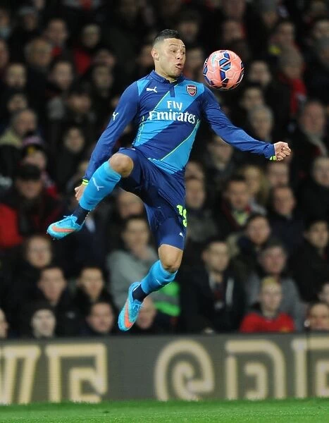 Alex Oxlade-Chamberlain in Action: Manchester United vs. Arsenal - FA Cup Quarterfinal, 2015