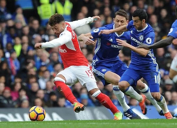 Alex Oxlade-Chamberlain (Arsenal) Nemanja Matic and Pedro (Chelsea). Chelsea 3:1 Arsenal