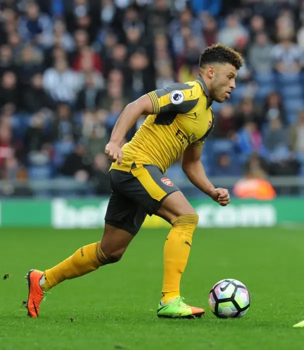 Framed Print : Alex Oxlade-Chamberlain (Arsenal). West Bromwich Albion 3: 1 Arsenal. Premier League