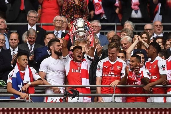 Alex Oxlade-Chamberlain Lifts FA Cup: Arsenal's Victory over Chelsea (2017)