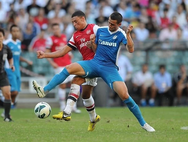 Alex Oxlade-Chamberlain Outsmarts Yago Lopez: Arsenal's Win Against Kitchee FC (2012)