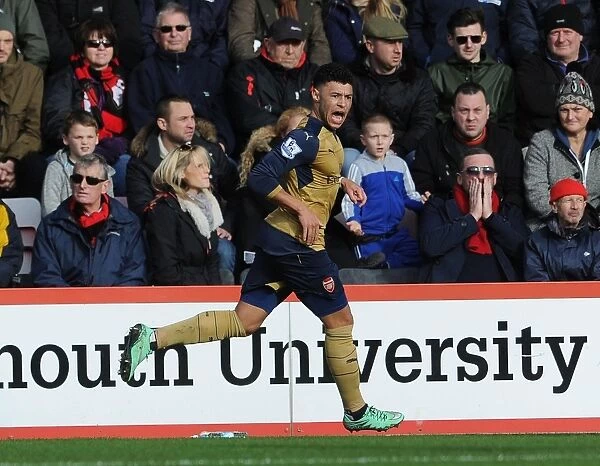 Alex Oxlade-Chamberlain Scores Arsenal's Second Goal vs Bournemouth (2016)