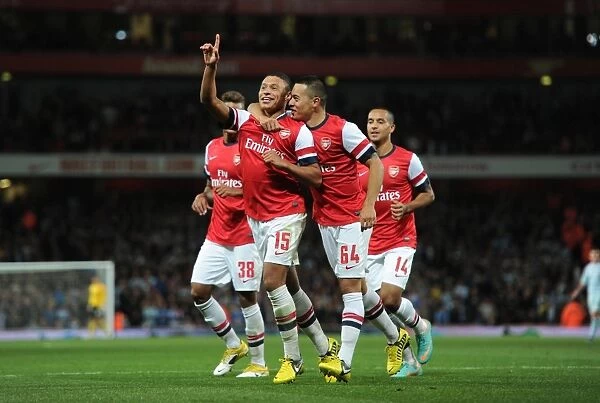 Alex Oxlade-Chamberlain Scores the Second Goal: Arsenal's Capital One Cup Victory over Coventry City