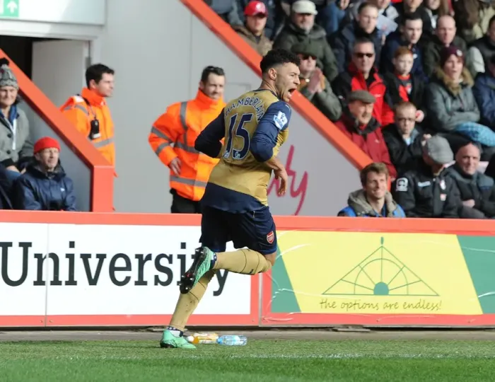 Framed Print : Alex Oxlade-Chamberlain's Brace: Arsenal's Premier League Victory over Bournemouth (February 2016) Framed Print : Alex Oxlade-Chamberlain's Brace: Arsenal's Premier League Victory over Bournemouth (February 2016)