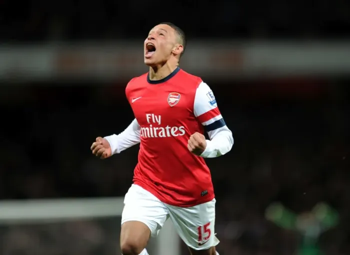 Framed Print : Alex Oxlade-Chamberlain's Brace: Arsenal's Winning Moment Against Newcastle United (2012-13) Framed Print : Alex Oxlade-Chamberlain's Brace: Arsenal's Winning Moment Against Newcastle United (2012-13)