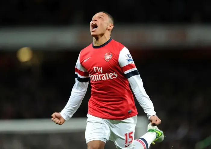 Framed Print : Alex Oxlade-Chamberlain's Brace: Arsenal's Winning Moment Against Newcastle United (2012-13) Framed Print : Alex Oxlade-Chamberlain's Brace: Arsenal's Winning Moment Against Newcastle United (2012-13)