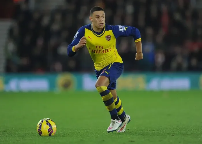 Framed Print : Alex Oxlade-Chamberlain's Standout Display: Arsenal's Victory over Southampton in the Premier League, 2014-15